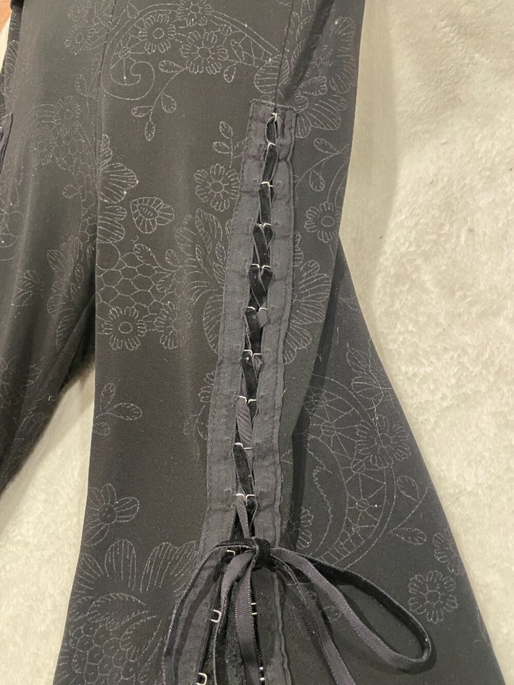 Temple Ro Hendrix Bell Bottom Lace Up Pant - Picture 10 of 13